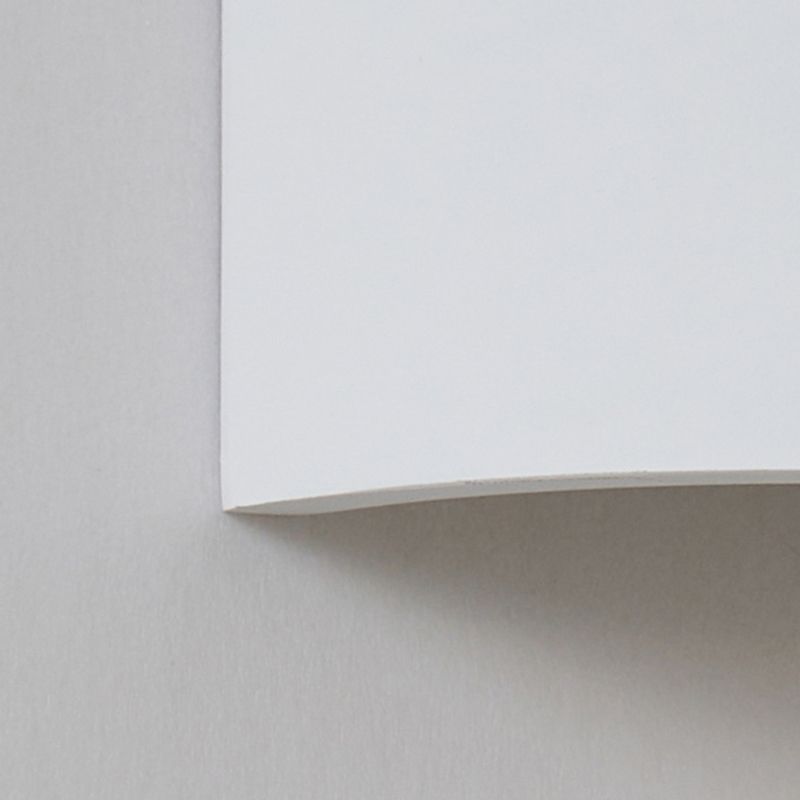 Stone Geometric Wall Mount Lamp Simple 1 Light Wall Mounted Light Fixture in White