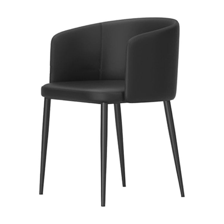 Final mate tapizado silla sólida casera moderna del brazo que cena la silla