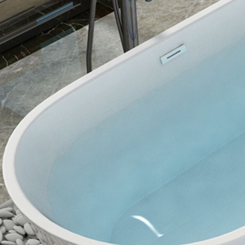 Soaking Bathtub Antique Finish Back to Wall Acrylic Bath Tub