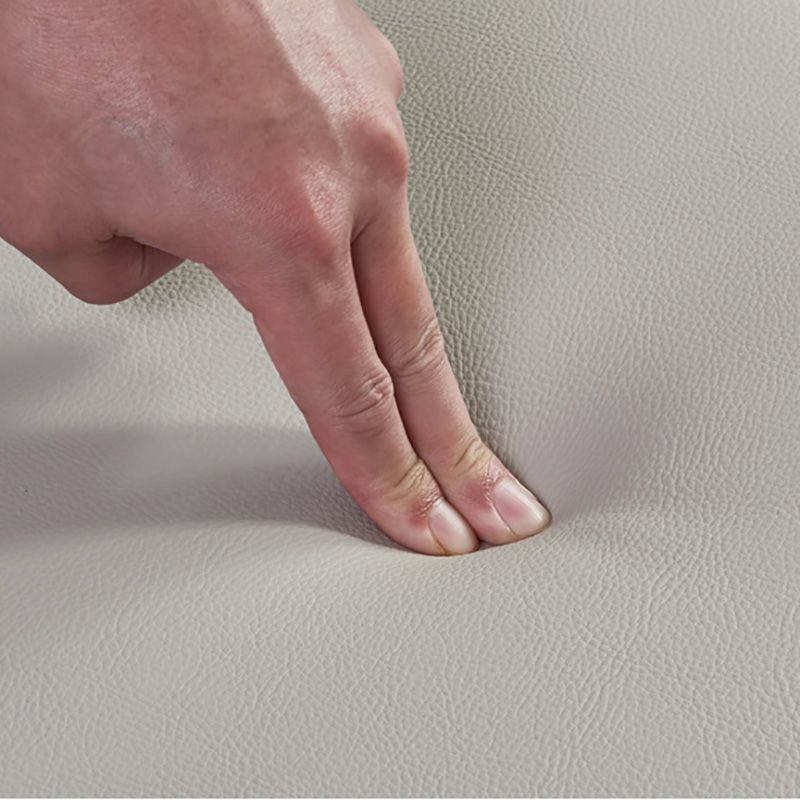 Contemporary Style Armless Chair Leather Parsons Chair with Wooden Base for Dining Room