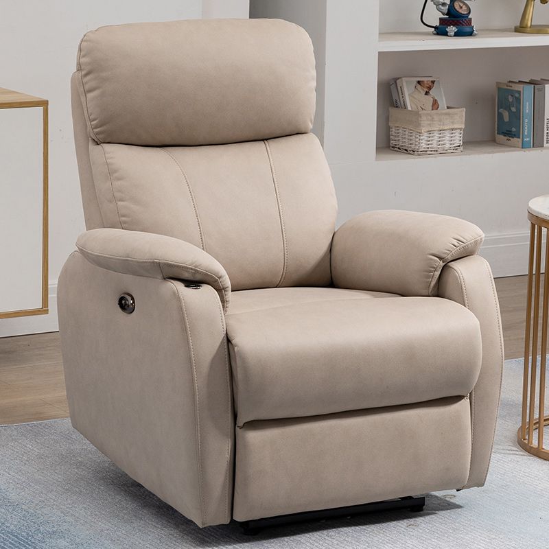 Contemporary Leather Recliner 32.7" Wide Standard Recliner with Footrest
