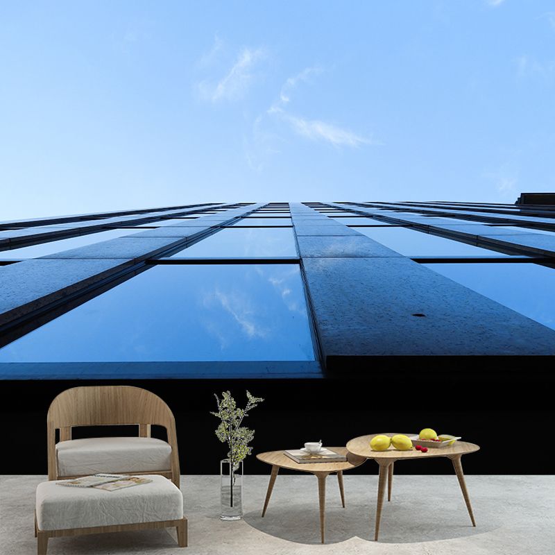 City High-rise Wall Covering for Meeting Room Decoration, Mildew Resistant