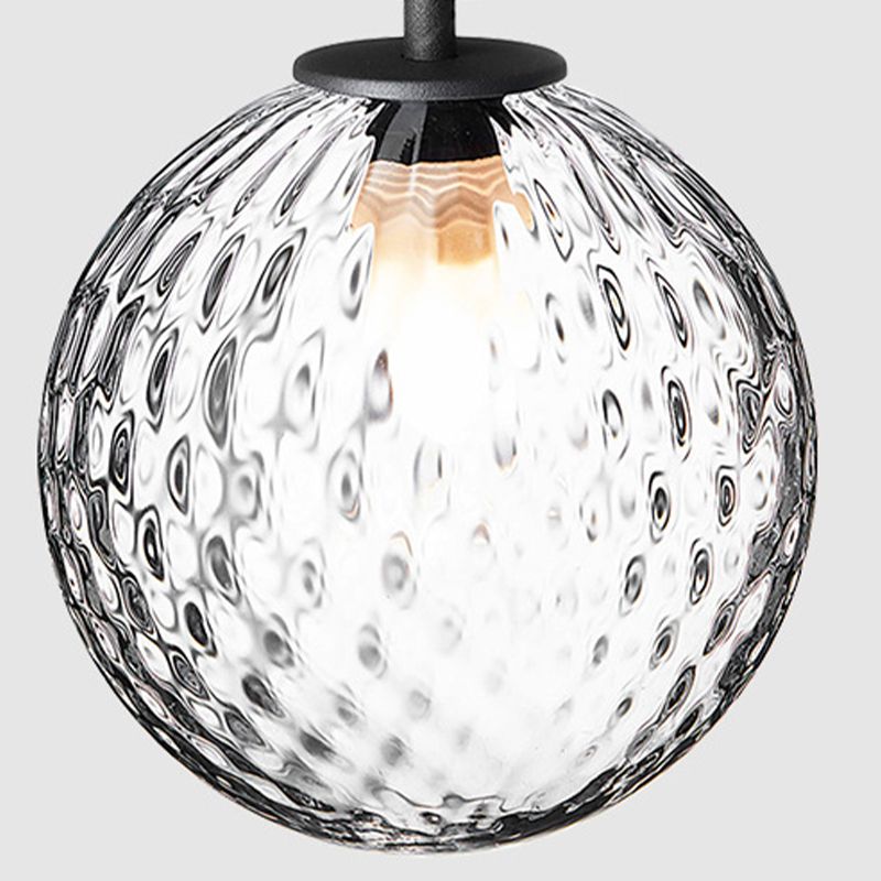 Accesorio de iluminación de lámpara de vidrio Luz colgante de araña moderna para sala de estar