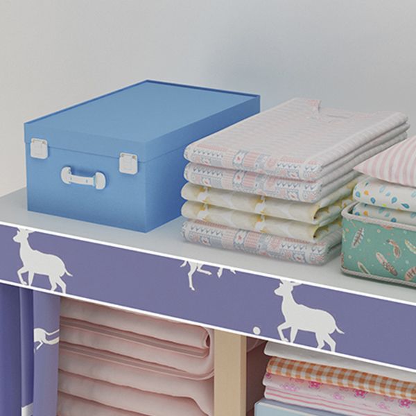 Modern Freestanding Wardrobe Closet Pine Wood Wardrobe Cabinet