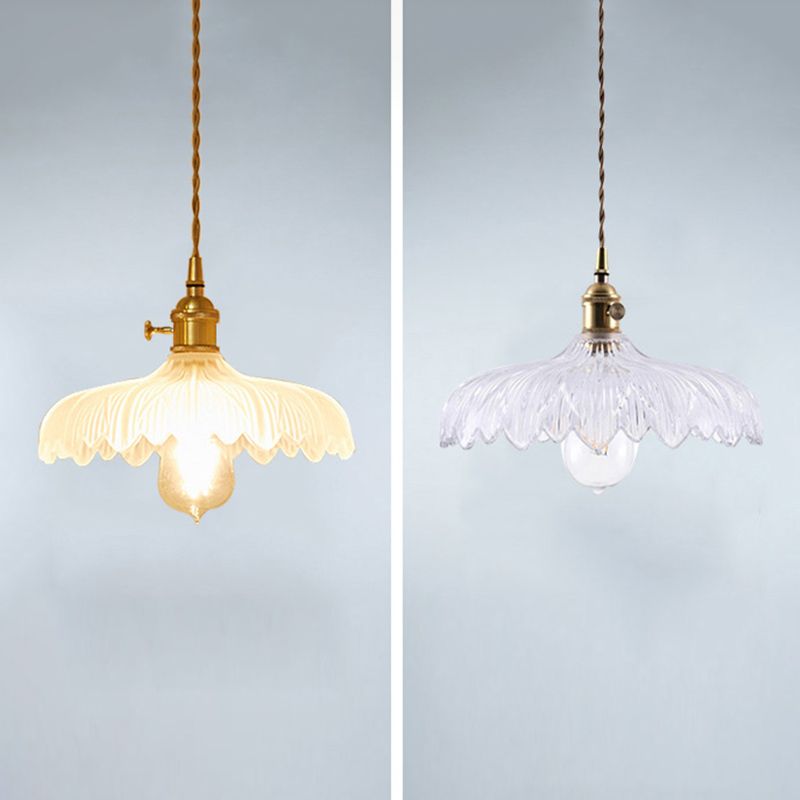 Lampada sospesa in ottone Implementazione industriale a 1 luccio di ciondoli per il ristorante