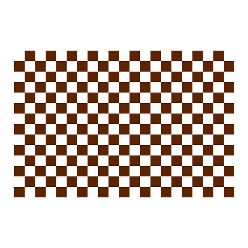 Green Check Pattern Rug Polyester Modern Rug Stain Resistant Rug for Home Decor