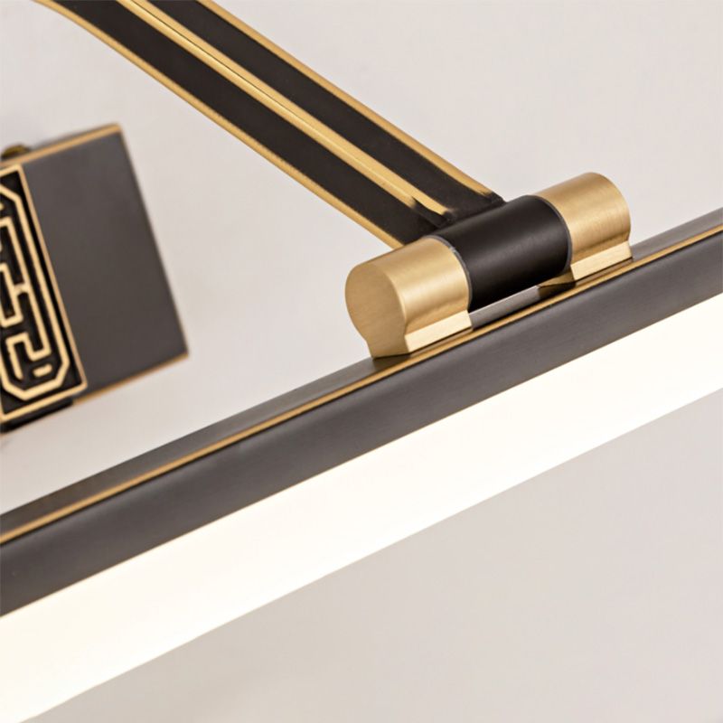 Contemporary Minimalist Vanity Light Fixtures with Glass Shade for Bathroom Washing Room