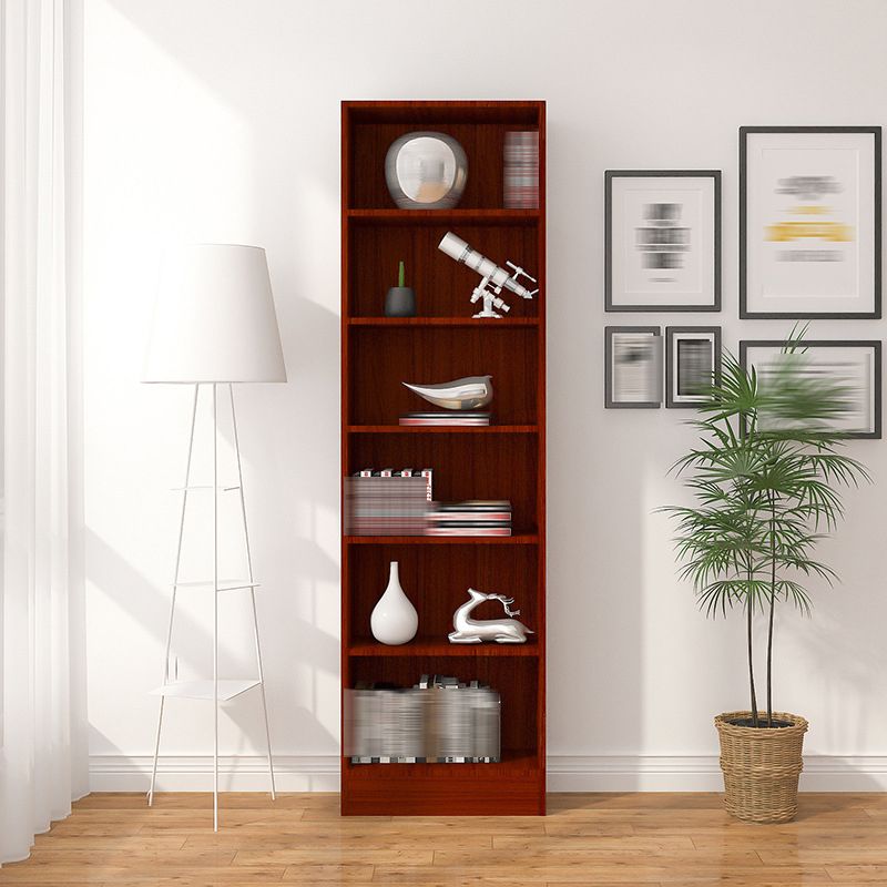 Contemporary Style Bookcase Closed Back Bookshelf for Home Office Study Room