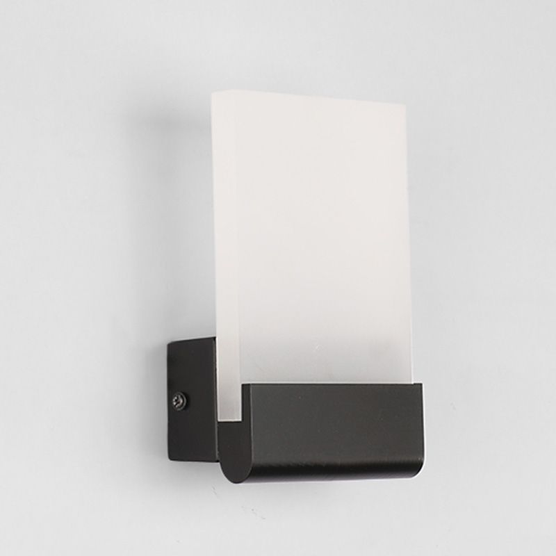 Accesorios de iluminación negro de 6w de lámpara contemporánea para sala de estar de dormitorio