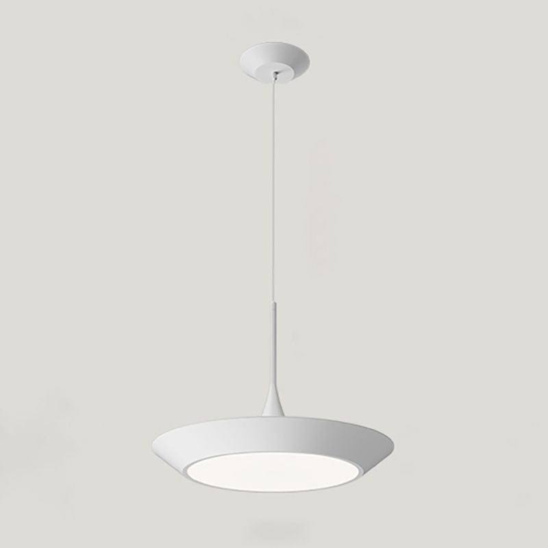 Luminaire suspendu en forme de géométrie Métallièrement le pendentif LED minimaliste pour salle à manger