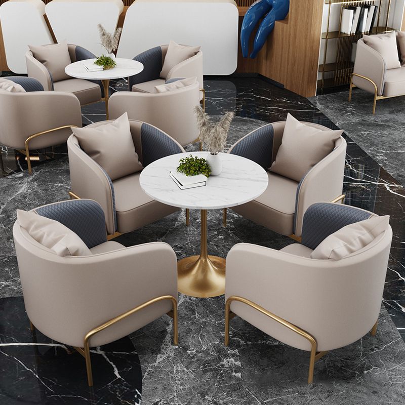 1/2/5 Pieces Dining Set Modern Style Sintered Stone Dining Table Set for Home Use