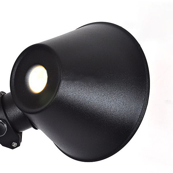 Black Geometric LED Wall Lamp in Modern Minimalist Aluminium Wall Light for Bedroom