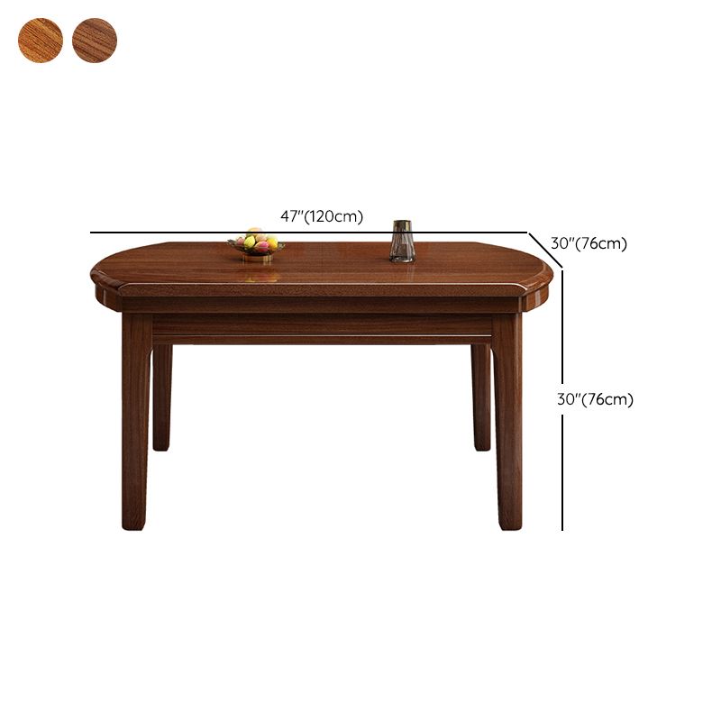 Dining Room Traditional Dinner Table Walnut Round Dining Table