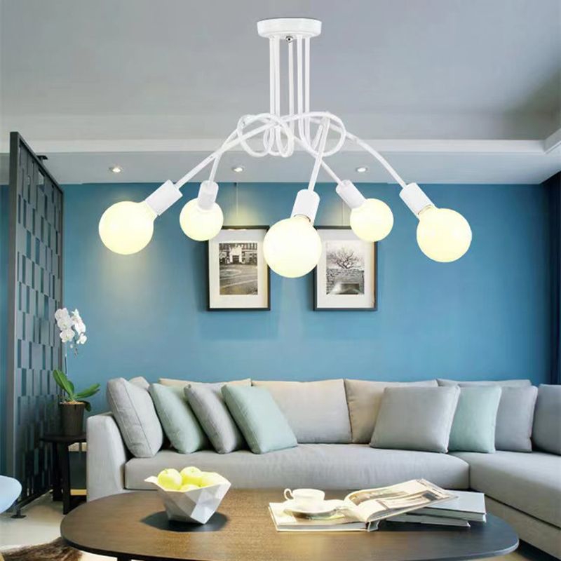 Industrial Ceiling Light Household Flush Mount Light Fixture for Living Room