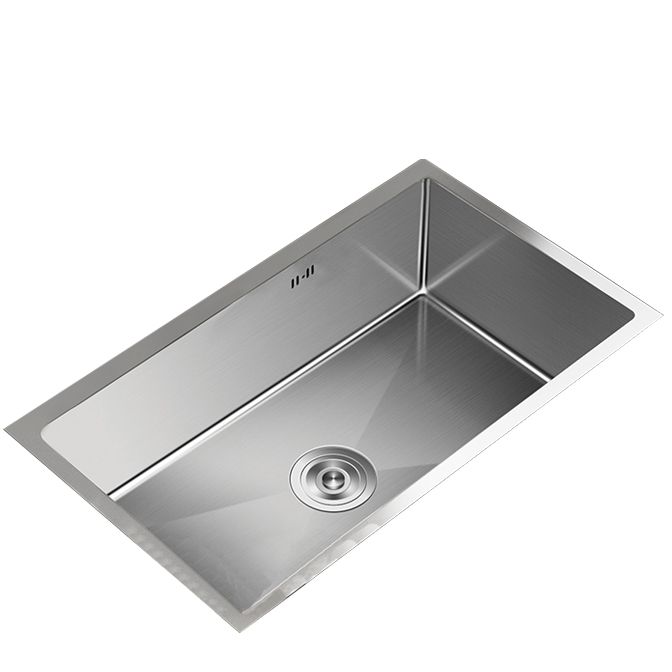Single Bowl Kitchen Sink Stainless Steel Rectangular Undermount Kitchen Sink with Faucet