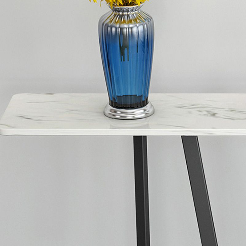 Modern Sofa Console Table Antique Finish Console Accent Table