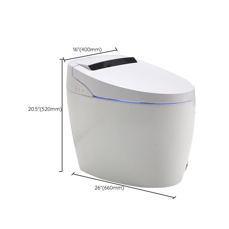 All In One Flush Toilet Floor Mounted Modern Siphon Jet ABS Urine Toilet
