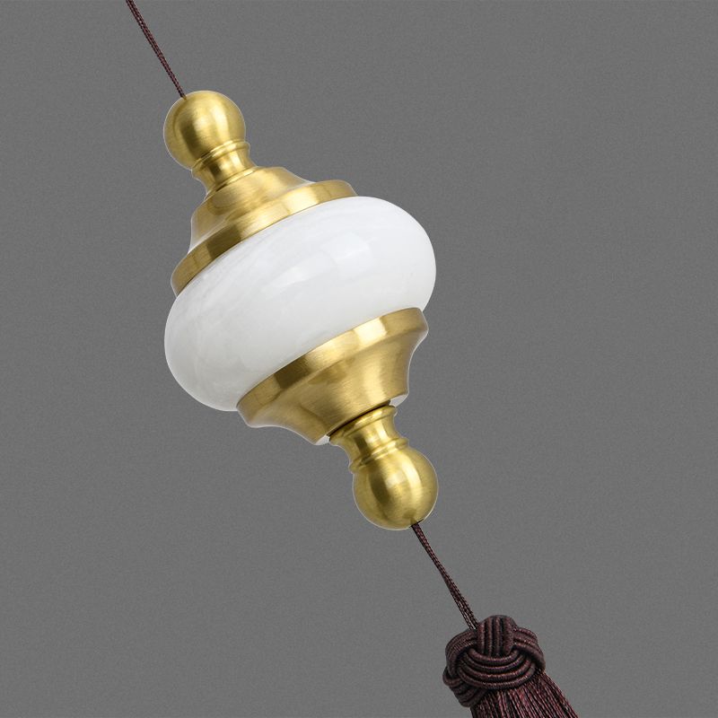 Zylinderinselbeleuchtung zeitgenössische 5 leichte Kücheninselbeleuchtung mit Glasschatten