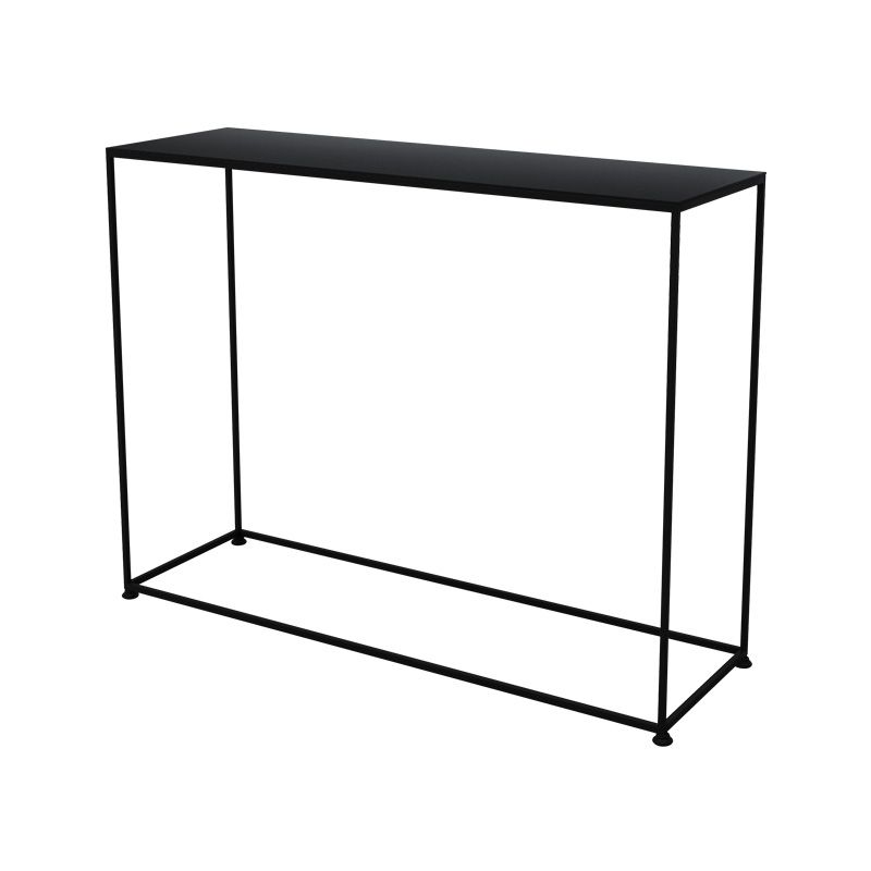 Contemporary Hall Metal Console Table Rectangle Frame Console Accent Table