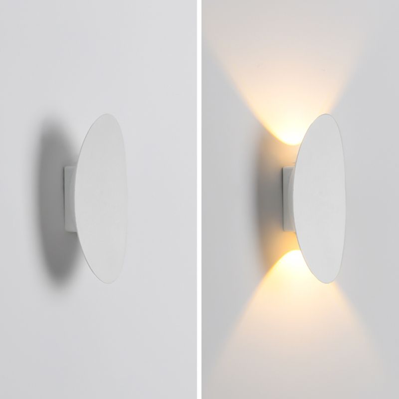 Modern Minimalist Style Up and Down LED Wall Sconce Metal Wall Mounted Lamps for Doorway