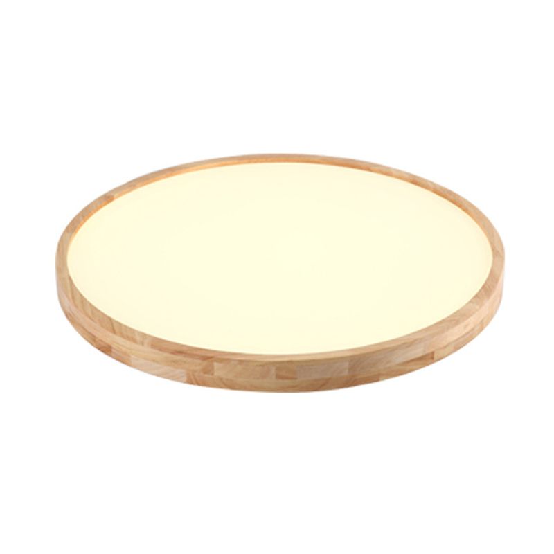 Circular Flush Mount Light Fixture Modern Wood Flush Mount