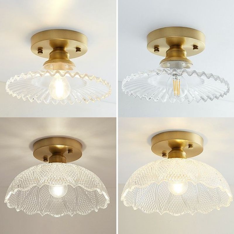 Modern Flush Mount Light Household Glass Flush Mount Ceiling Light Fixture