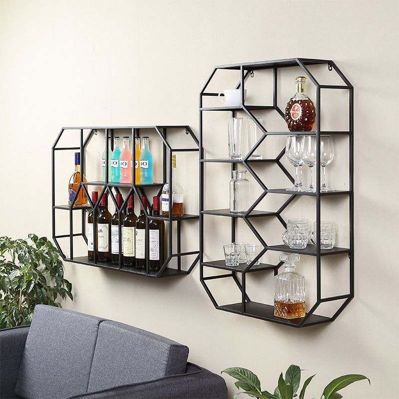 Metal Floating Book Shelf Wall Mounted Shelves Included Shelf Bookcase for Study Room