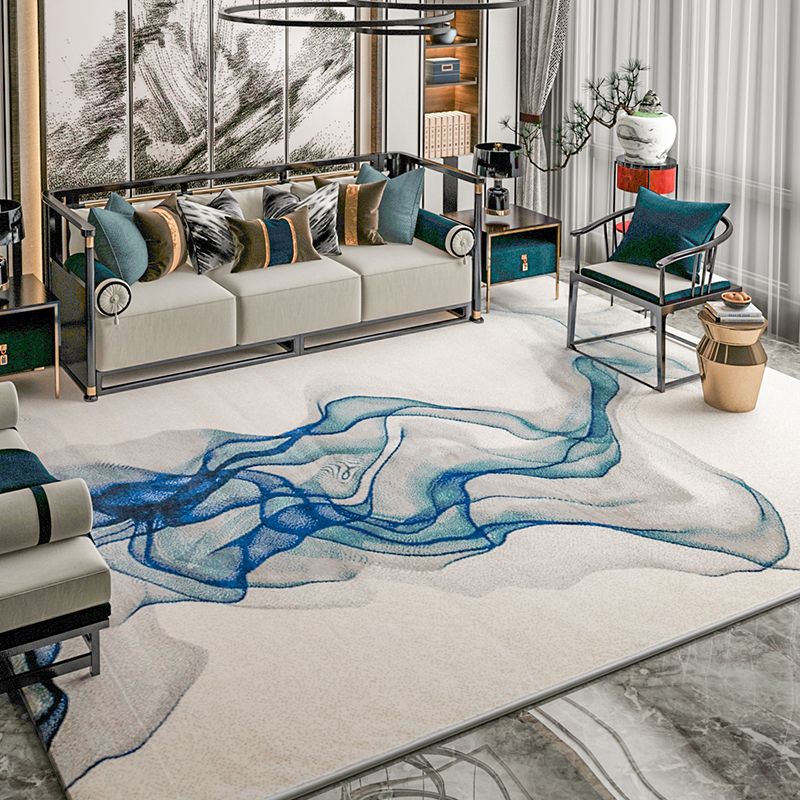 Modern gebied tapijt abstract patroon polyester gebied vloerkleurbestendig gebied tapijt voor woningdecoratie