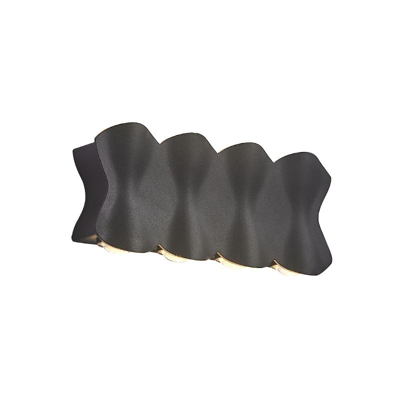 Golven multi lights wand gemonteerd licht aluminium moderne stijl led wand sconce