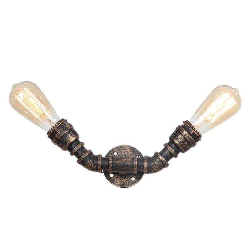 Industrial Style Wall Lighting Fixtures Metal Mutil Light Wall Mounted Light Fixture