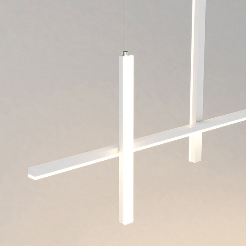 Modern White/Black Kitchen Island Lighting LED Ceiling Light for Dining Room