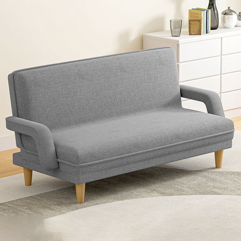 30.7" H Contemporary Linen Blend Convertible Sleeper Sofa for Apartment