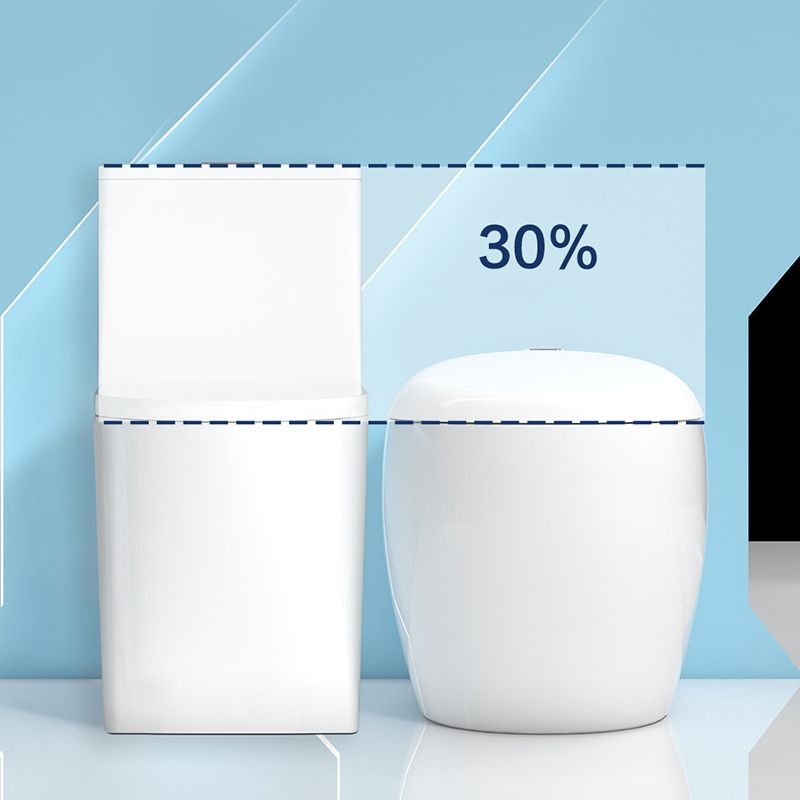 Modern Polished Finish Ceramic Toilet Indoor All-In-One Toilet Bowl