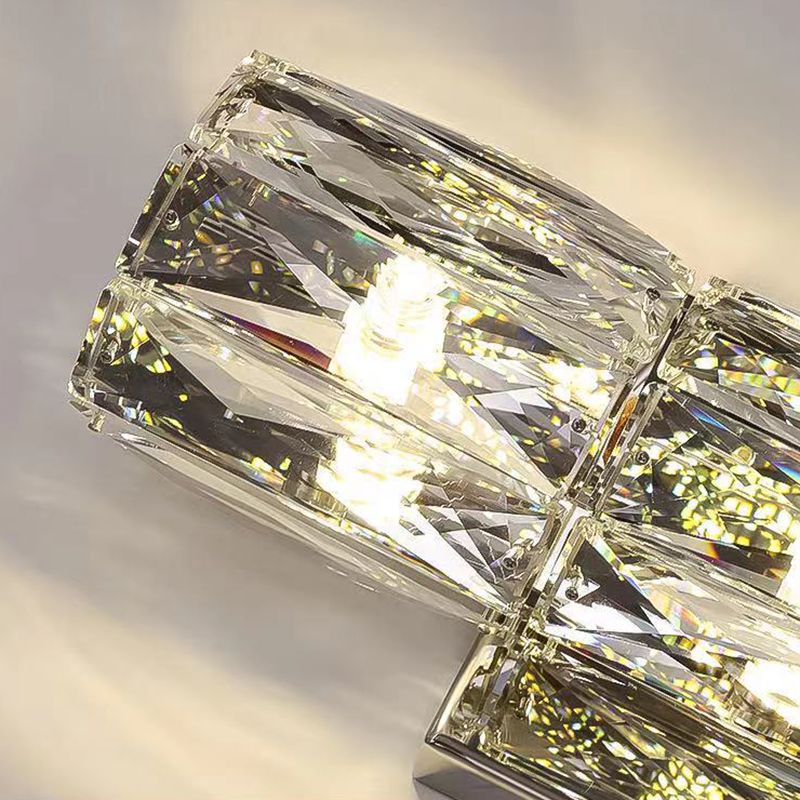 Crystal Wall Sconce Post-Modern Style Wall Light Fixture for Living Room