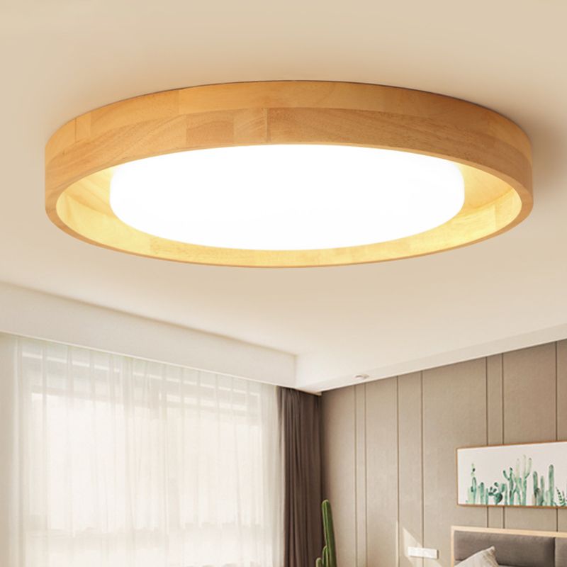 Circle semi-inbouwlamp Ultra-eigentijds acryl plafondlamp voor slaapkamer