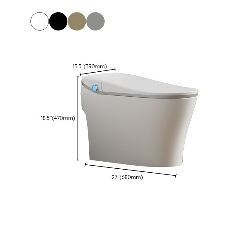 Modern Indoor Siphon Jet Toilet Bowl Floor Mounted All-In-One Toilet