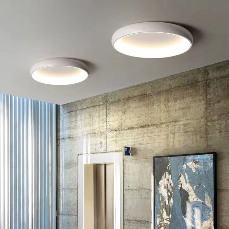 White Flush Mount Lighting LED Contemporary Ceiling Light for Home