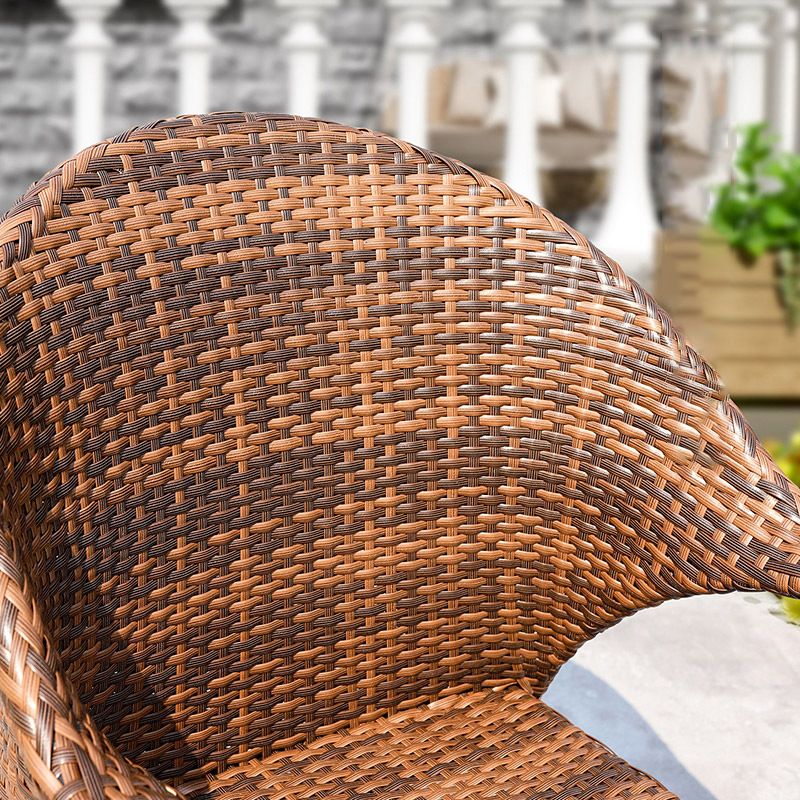 Modern Style 1/5 Pieces Dining Set PE Wicker Dining Table Set for Outdoor