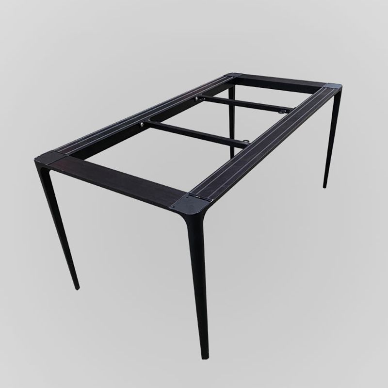 Rectangle Dining Table White Stone Modern Dining Table for Home