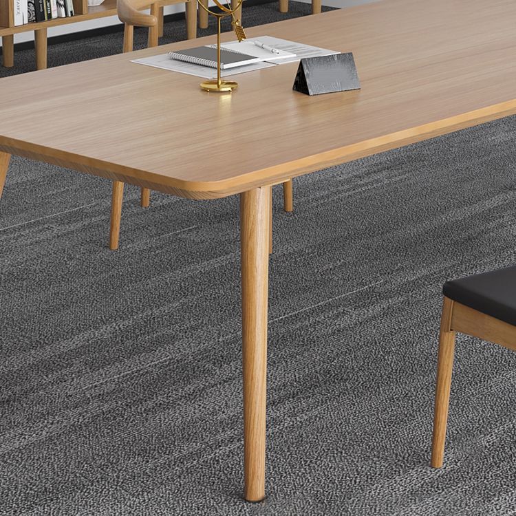 Modern Rectangle Pine Solid Wood Table 4 Legs Home Kitchen Dinner Furniture