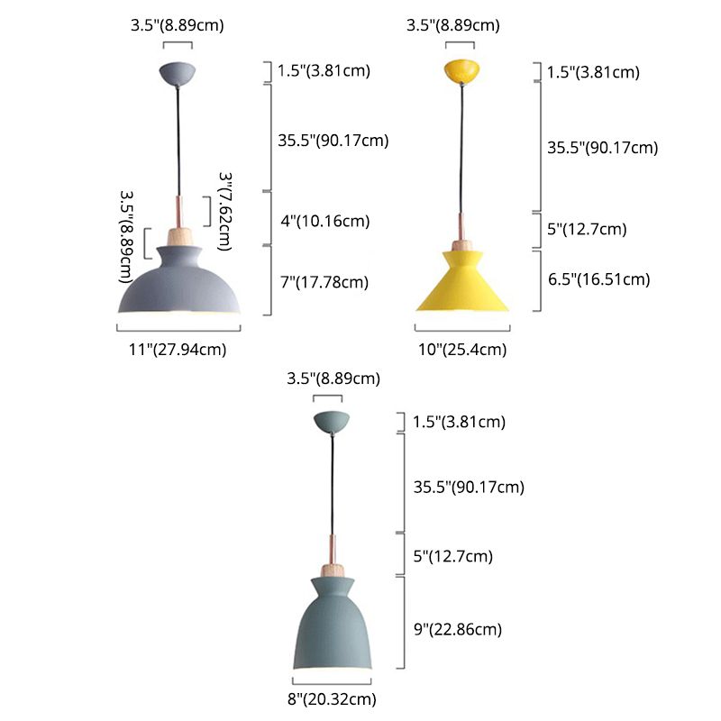 Metaal 1 licht hangende lichten moderne eetkamer naar beneden verlichting hanger