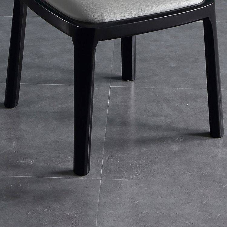 Sedia da pranzo moderna in legno massiccio sedia da pranzo parsons