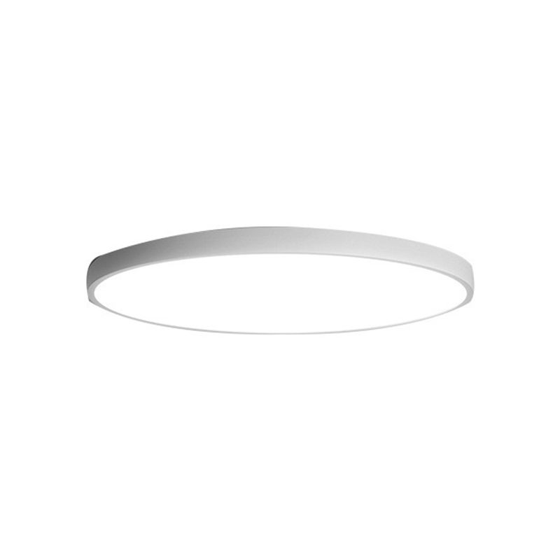 Modern Flush Light White Circle Metal Led Surface Mount Ceiling Lights for Living Room