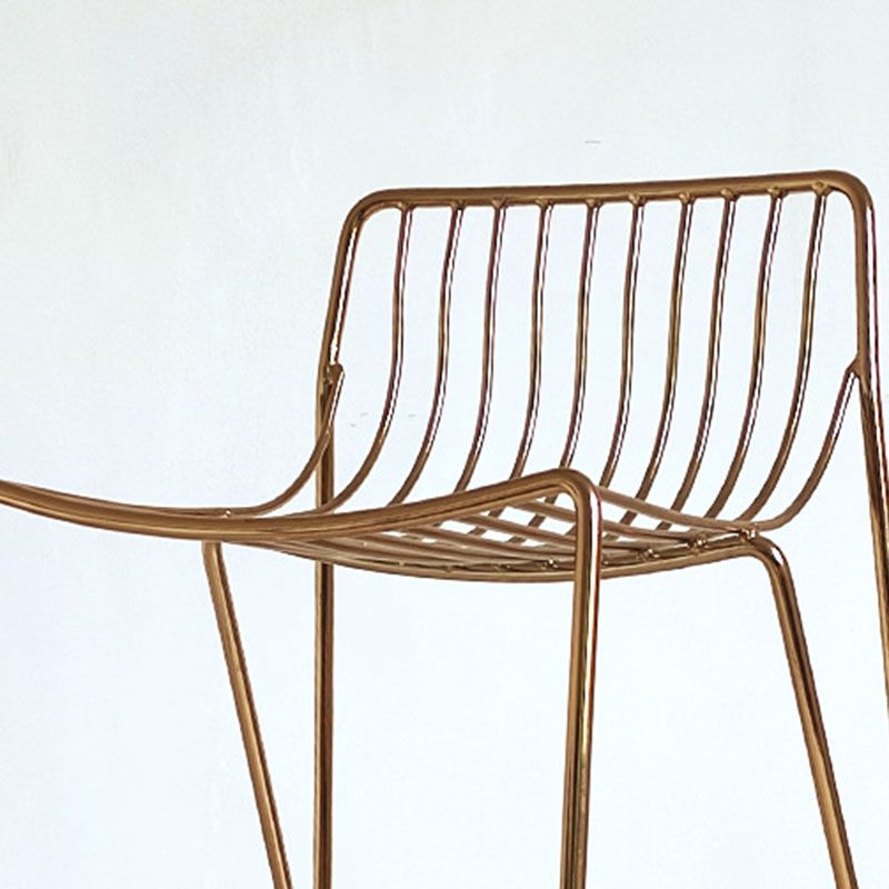 Tabourets de comptoir en acier de style moderne avec repose-pied et tabouret de bar à thé de lait de lait 30 pouces