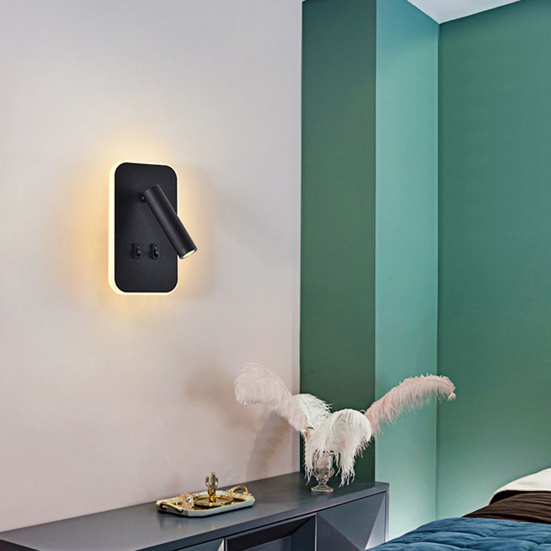 Metal Reading Wall Light Fixture Modern Style Wall Light Sconce for Bedroom