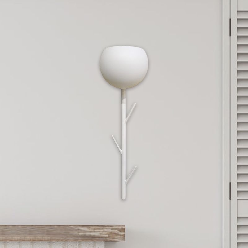 Mont moderne Mur à chasse à lambe Masser le couloir à LED à LED LED LUMINE EN BLANC avec conception de branche