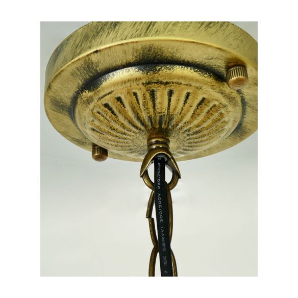 Koepelmeel kroonluchter verlichtingsarmatuur Tiffany-stijl veelkleurige gebrandschilderd glas kroonluchter hanglampje