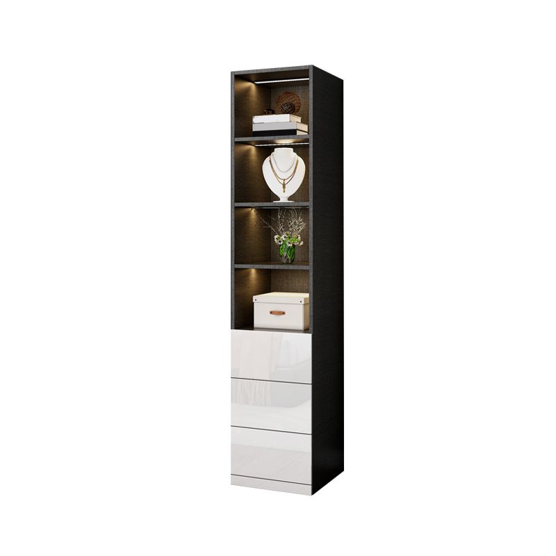 Modern Storage Cabinet Engineered Wood Wardrobe Armoire for Bedroom
