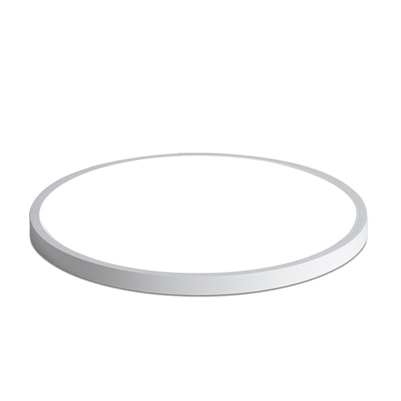 Lámpara de techo LED de forma redonda, acrílico moderno, 1 luz, montaje empotrado para pasillo de balcón
