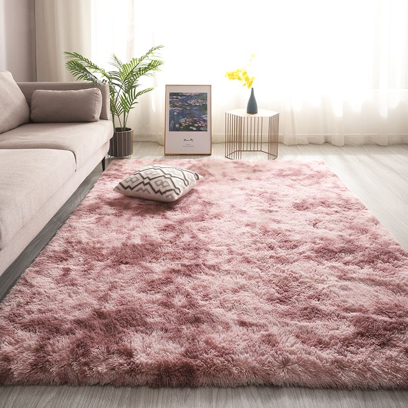 Funky Tie Dye Printed Rug Distinctive Carpet Polyester Anti-Slip Shag Rug for Living Room